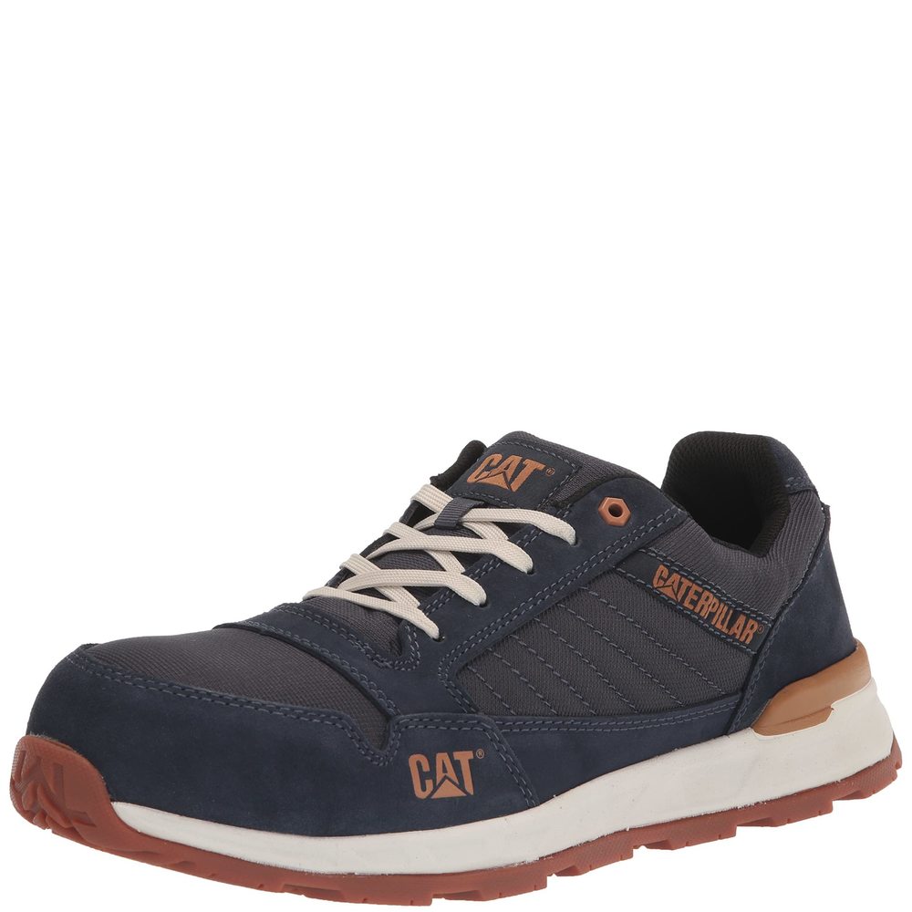 CAT FOOTWEAR MEN'S VENWARD COMPOSITE TOE INDUSTRIAL SHOE, INDIA INK, 12